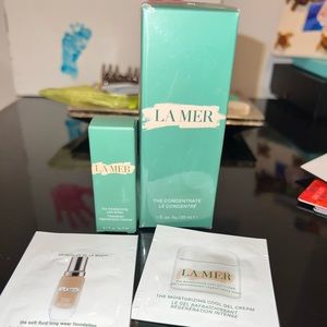 Bundle of LA MER CONCENTRATE PLUS BONUS moisturizing lotion and foundation